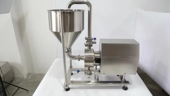 3000L/H Inline Emulsifying Mixer Homogenizing Pump Shear Emulsifier