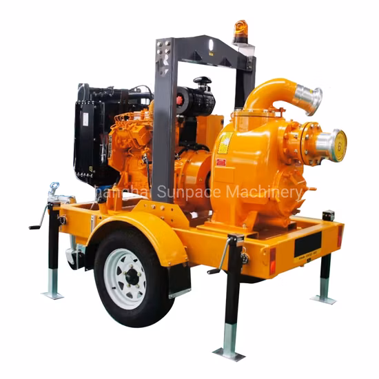 8 Inch Self-Priming Diesel Engine Centrifugal Pump, Flood Control Pump, Trash Pump, Drainage Pump, Fire-Fighting Pump, Irrigation Pump, Diesel Water Pump.