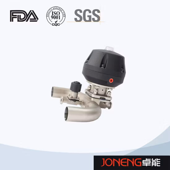 Sanitary Manual Clamped Stainless Steel Diaphragm Valve for Pharmacy