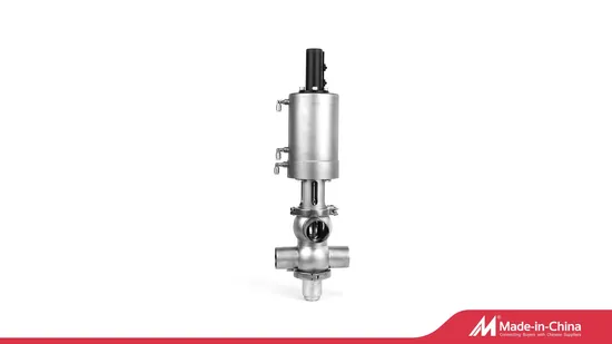 Intelligent Pneumatic Double Seat Mix Proof Valve with Welding Ends