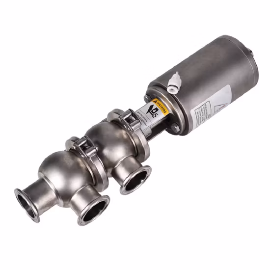 Stainless Steel Sanitary Pneumatic Divert Seat Valve