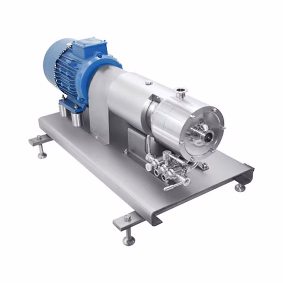3A Sanitary Single-Stage Donjoy Emulsified Homogeneous Mixing Pump for Dairy Processing