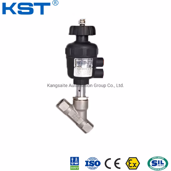 Industrial Clamp Kst CE, ISO, Dnv Pneumatic Angle Seat Valve
