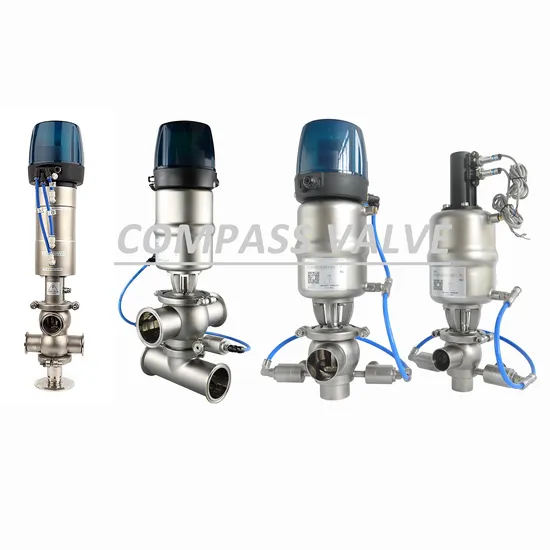 Dn40 Hot Sale Sanitary Seat Mix-Proof Valve with Stainless Steel Grade AISI304