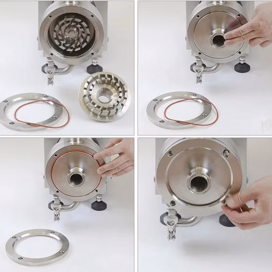 Sanitary Stainless Steel High Shear Emulsifying Pump Milk Homogenizing Pump