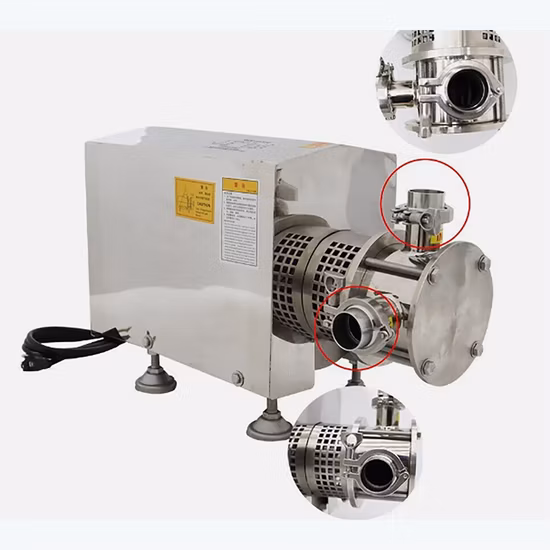 Stainless Steel Sanitary Flexible Impeller Pump