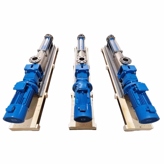 Stainless Steel Screw Pump Positive Displacement Sludge Pump