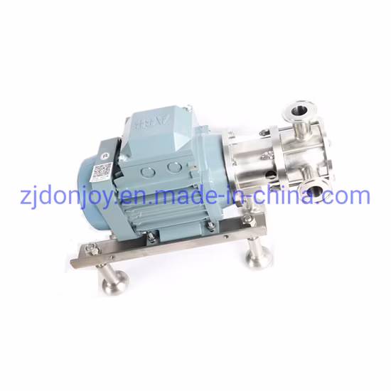Flexible FKM Impeller Stainless Steel 316L Water Pump Without Cover