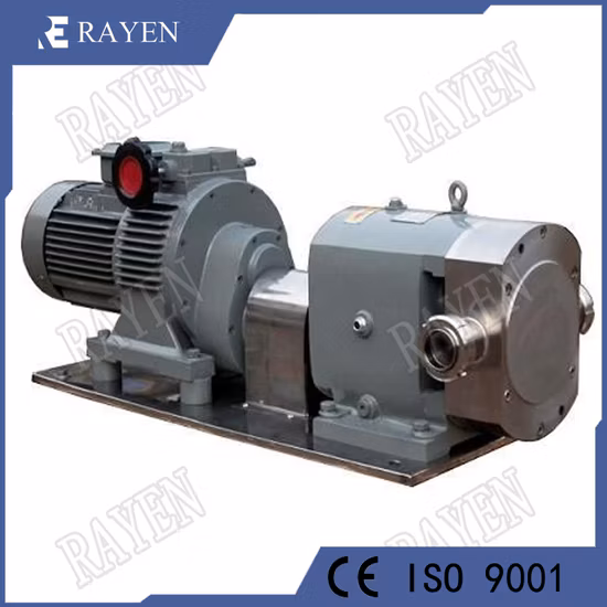 SUS304 Sanitary Stainless Steel Food Grade Honey Rotary Lobe Pump Chocolate Pump