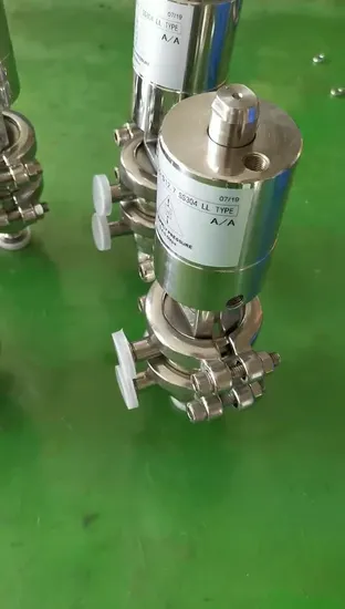 Stainless Steel Sanitary Flow Double Divert Seat Valve