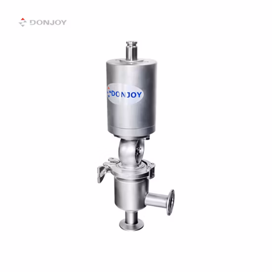 Stainless Steel Divert Seat Valve Clamped With External Safety Valve